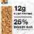 KIND Crunchy Peanut Butter Protein Bars Perspective: right