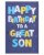 American Greetings Birthday Card for Son (Celebrate) Perspective: right