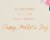 American Greetings #59 Mother's Day Card for Daughter (Lettering with Florals) Perspective: right