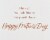 American Greetings #59 Mother's Day Card (Lettering over Flower) Perspective: right