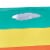 American Greetings Medium Gift Bag - Horizontal Multicolored Stripes (#5) Perspective: right
