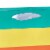 American Greetings Medium Gift Bag - Horizontal Multicolored Stripes (#5) Perspective: right
