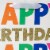 American Greetings Large Gift Bag - Happy Birthday Lettering (#3) Perspective: right