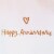 American Greetings Anniversary Card - Love You (#22) Perspective: right