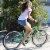 sixthreezero Women's Around the Block 1 Speed Beach Cruiser Bicycle, Mint Green Perspective: right