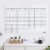 WallDeca Monthly Dry Erase Wall Calendar Planner Whiteboard: Wipe Off Erasable Calendar Perspective: right