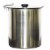 Sybo 10.5 Quart Electric Soup Warmer Commercial Crock Pot with Hinged Lid, Brown Perspective: right