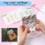 Kalimba, FIXM 17 Keys Thumb Piano Transparent Acrylic Material with Carry Bag, Tuning Hammer Perspective: right