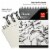 AGPTEK  Sketch Book 9X12 ，Sketch Pad 100 Sheets，2 Pack，60lb / 100g/m2 Perspective: right