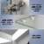 ExBrite 15 in. W x 26 in. H LED Bathroom Light Narrow Medicine Cabinet with Mirror Left Side Perspective: right