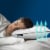 N'Ice Cooling Memory Foam Pillow - Blue Perspective: right