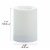 Sterno Home™ Outdoor LED Resin Pillar Candle - White Perspective: right