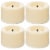 Inglow Flameless Wax Covered LED Votives – Cream Perspective: right