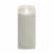 Sterno Home Expressions Flameless Wax Rustic Pillar Candle - Grey Perspective: right