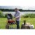 Napoleon TravelQ 2225 Rust Resistant Portable Compact Propane Gas Grill, Orange Perspective: right