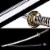 Siwode 40  Carbon Steel Golden Dragon Full Tang Japanese Katana with Bo-Hi, Gold Perspective: right