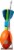 Nerf Sports Pocket Vortex Howler Aero Flyer Ball - Orange Perspective: right