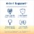 Renew Life Women's Care Ultimate Flora Probiotic 25 Billion Live Cultures Vegetarian Capsules Perspective: right