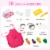 Slickblue Pretend Play Kitchen for Kids with 16 Pieces Accessories Perspective: right