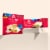 Atkins Birthday Cake High Protein Bar 4 - 2.12 oz Bars Perspective: right