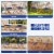 Slickblue Outdoor 3 Piece Acacia Wood Bistro Set with Cushions for Backyard Perspective: right