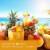 Tuscany Candle™ Triple Pour Jar Candle Hawaiian Breeze Perspective: right