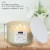 Tuscany Candle Elemental Aromatics Mountain Clarity Scented Jar Candle Perspective: right