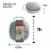 Kitcheniva Stainless Steel 3 in 1 Cheese Grater With Container And Lid Perspective: right