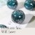 WHOLE HOUSEWARES | Glass Mosaic Orbs | Set of 3 | 4  Diameter | Black Silver Perspective: right