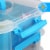 Bins  Things 4 Trays Light Blue Craft Organizers & Storage Box Perspective: right