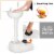 Portable Wash Sink Camping Sink Wash Basin Stand w/ Wheels & Foot Pump Perspective: right