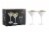 Stolzle Lausitz Olympia Cocktail Glasses - Matte White/Gold - 2 Pack Perspective: right