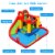 Costway Inflatable Water Slide Jumping Bounce House Bouncy Splash Park Perspective: right