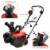 18 15 Amp Electric Snow Thrower Corded Snow Blower Driveway Patio Perspective: right