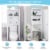 Costway Over the Toilet Storage Rack Bathroom Space Saver w/ 2 Open Shelves & Drawers Perspective: right