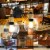 Costway 2 light Vanity Bathroom Light with 7 in Round Clear Glass Shade Vintage Wall Sconce Perspective: right