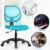 Costway Mesh Office Chair Low-Back Armless Computer Desk Chair Adjustable Height Perspective: right