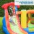 Costway Inflatable Bounce House Water Slide w/ Climbing Wall Splash Pool Water Cannon Perspective: right
