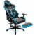 Gymax Massage Gaming Chair Reclining Racing Chair High Back w/Lumbar Support Footrest Perspective: right