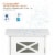 Bathroom Cabinet Free Standing Storage Side Table Organizer Adjustable Shelf Perspective: right