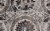 Feizy Rugs Sorel Contemporary Floral Mosaic Area Rug - Silver Mink/Cool Gray Perspective: right