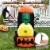 Costway 8ft Long Halloween Inflatable Skeleton Ride on Train LED Lighted Halloween Decor Perspective: right