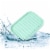VOCOSTE Soap Cleaning Storage Keep Dry Home Bathroom Kitchen Silicone Soap Dish Perspective: right