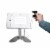 Dual Security Kiosk Stand with Locking Case and Cable for iPad 10.2-Inch Perspective: right