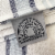 Agora of Smyrna - Premium Turkish Bath Towel Cotton & Bamboo Blend, White & Blue - Single Perspective: right