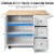 Gymax Drop-Leaf Kitchen Island Trolley Cart Wood Storage Cabinet w/ Spice Rack Black Perspective: right