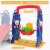 Gymax 3 in 1 Toddler Climber and Swing Set Kid Climber Slide Playset w/Basketball Hoop Perspective: right