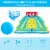 Gymax Inflatable Mighty Water Park Bouncy Splash Pool Climbing Wall w/ 735W Blower Perspective: right