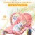 Gymax Adjustable Infant Rocker Bouncer Baby Rocking Chair Toddler w/ Awning Pink Perspective: right