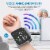 Automatic Adjustable Wrist Digital Blood Pressure Monitor Large LED Backlit Display Perspective: right